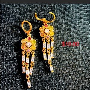 Stainless earring gold